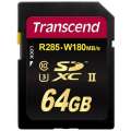 Transcend 64GB SD Card SDXC/SDHC UHS-II C10 U3 V90 285MBs 180MBs TS64GSDC700S 