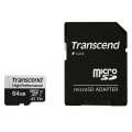 Transcend 64GB microSDXC I UHS-I U3 V30 A2 Class10 Adapter TS64GUSD330S 