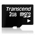 Transcend 2GB microSD No box adapter TS2GUSDC