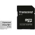 Transcend 512GB microSD UHS-I U3 A1 with adapter TS512GUSD300S-A