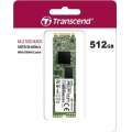 Transcend 512GB M.2 2280 SSD SATA3 B+M Key TLC TS512GMTS830S