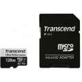 Transcend 128GB microSD w adapter UHS-I U3 A2 Ultra Performance TS128GUSD340S