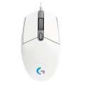 LOGITECH G102 LIGHTSYNC Gaming Mouse WHITE EER 910-005824