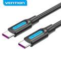 Vention USB 2.0 Type-C to Type-C 1.5M Black 5A Fast Charge COTBG
