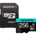 Adata 256GB MicroSDXC UHS-I U3 V30S A2 AUSDX256GUI3V30SA2-RA1