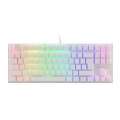 Genesis Gaming Keyboard Thor 303 TKL White RGB Backlight US Layout Brown NKG-1862