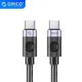 Orico Cable USB C-to-C PD 100W Charging 1.5m Black C2CZ-BK-15