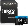 Adata 64GB MicroSDXC UHS-I CLASS10 A1 AUSDX64GUICL10A1-RA1