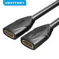 Vention HDMI v2.0 extension Cable Female to Female 0.5M Black Gold AAXBD