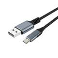 VCom USB 3.1 Micro type C  USB 2.0 AM Black CU405M-1.8m